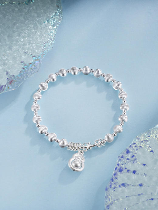 子佩集S925银【时光凝福】手串【TSB0001-52】纯银手链葫芦2503 商品图0