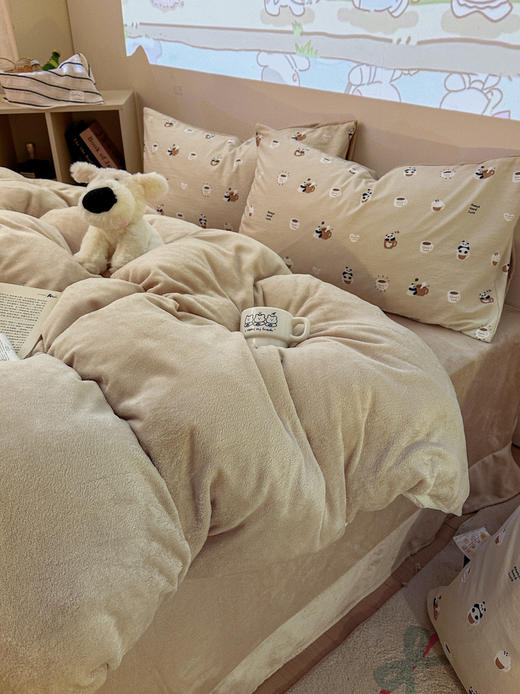 小布袋棉加绒套件小布袋四件套 商品图1