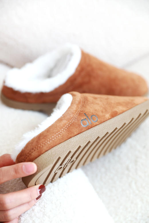 跟大长腿是绝配呢，勃肯半拖雪地靴。皮毛一体软底毛毛鞋C111658 商品图13