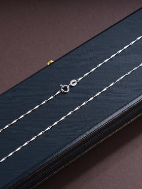 子佩集S925银瓜子项链【AG107-18】纯银搭配链2503