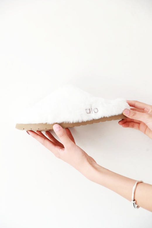 跟大长腿是绝配呢，勃肯半拖雪地靴。皮毛一体软底毛毛鞋C111658 商品图7