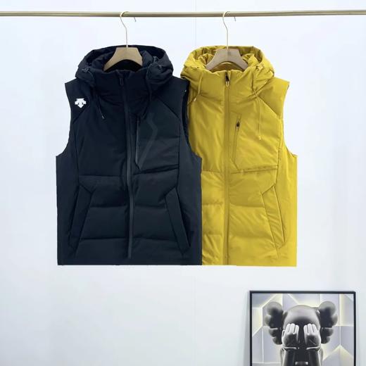 迪桑特短款保暖防水羽绒马甲男士连帽羽绒马甲 商品图2