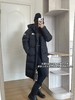 北面情侣款户外刺绣袖标过膝长款羽绒服 商品缩略图3