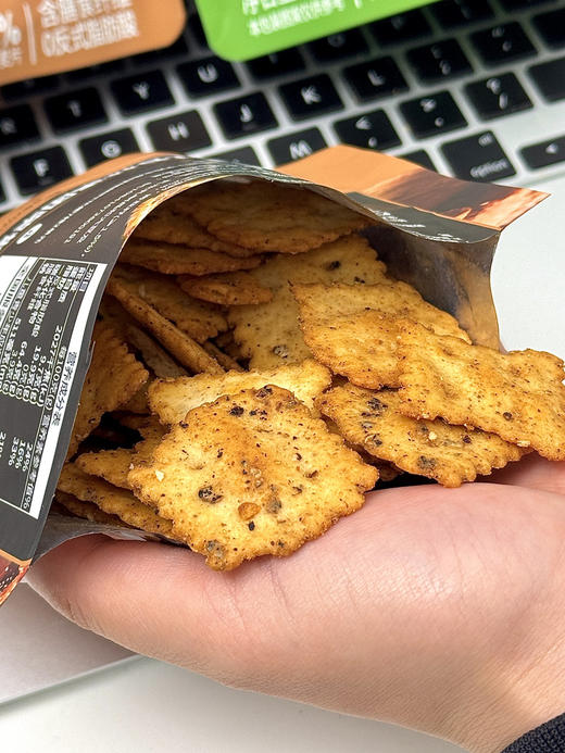 【红谷林· 空空脆小饼干双口味（安格斯照烧牛肉味/挪威芥末鳕鱼味】 24H恒温慢发酵+进口挪威芥末鳕鱼粉🧀咔嚓酥脆🍪24小时恒温慢发酵 商品图4