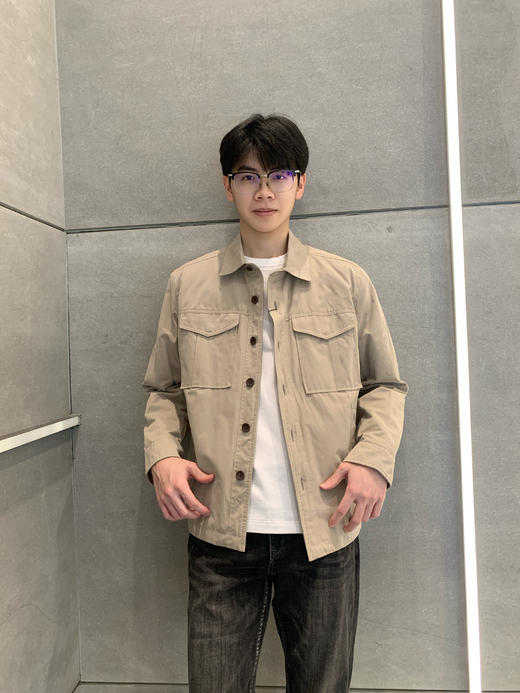 G2000男装FW25商场新款休闲剪裁夹克外套58181094 商品图2