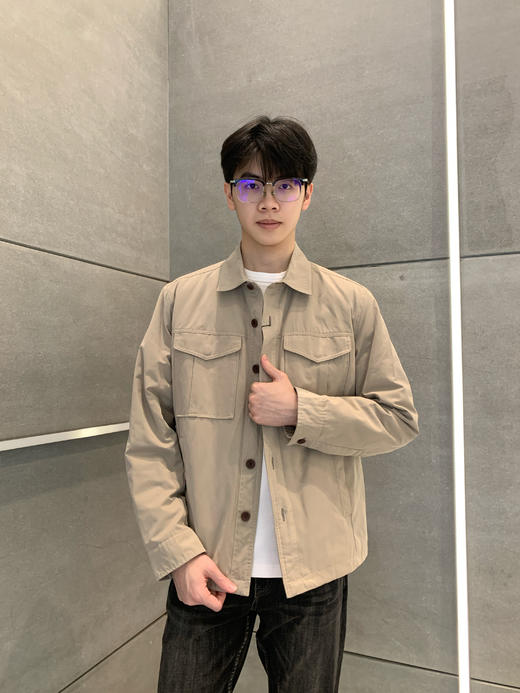 G2000男装FW25商场新款休闲剪裁夹克外套58181094 商品图3