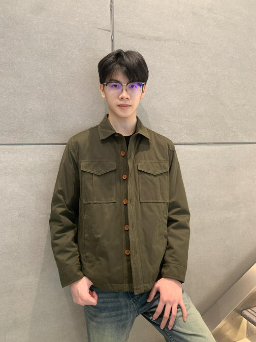 G2000男装FW25商场新款休闲剪裁夹克外套58181094 商品图5