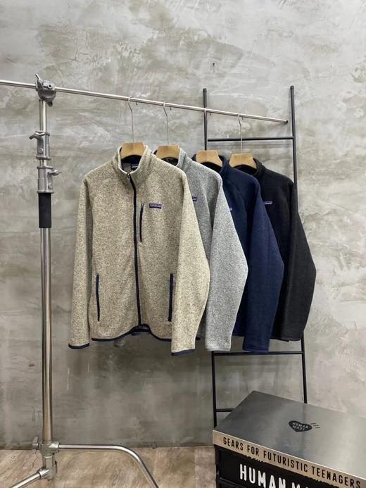 巴塔家舒适保暖立领拉链抓绒衣外套 商品图3