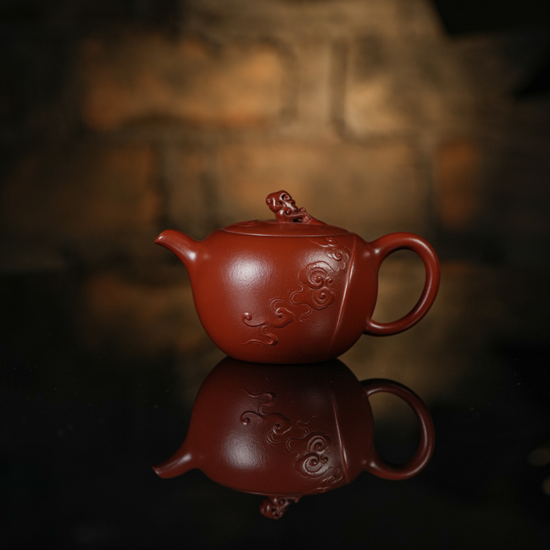 龙德堂陶艺 汤宣武制《云盈》原矿大红袍 220cc 库存请咨询客服