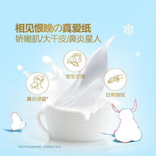 MM 山姆 舒洁 牛乳系列乳霜纸6层加厚 80抽*6包 商品图4