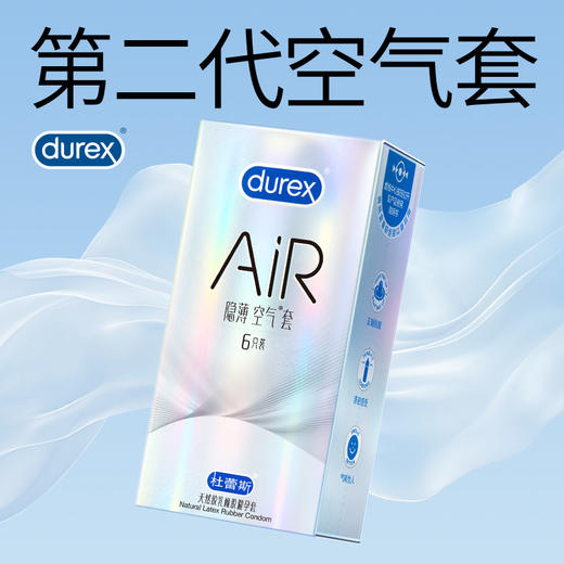 杜蕾斯AiR隐薄空气套6只 商品图0