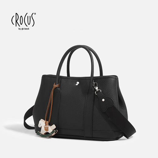 CROCUS联名款经典花园手提包 通勤能装 约会吸睛玩家 商品图9