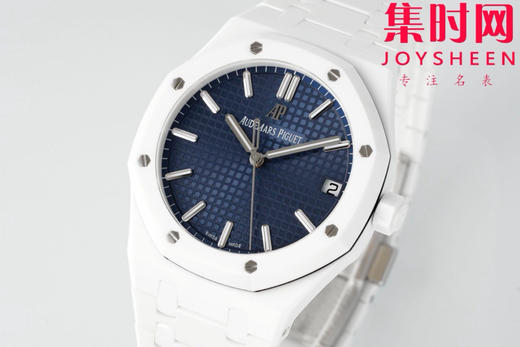 爱彼 APS皇家橡树15500系列 皇家橡树全陶瓷 15500陶瓷壳 白陶瓷 男士腕表 新到货，凭借陶瓷材质与Cal.4302一体机 商品图2