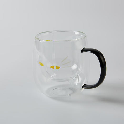 可爱动物双层玻璃杯马克杯牛奶杯咖啡杯耐高温 商品图1