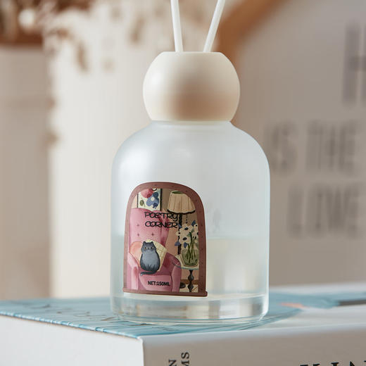 藤条无火香薰室内扩香摆件卧室卫生间香氛 木窗密码 商品图3