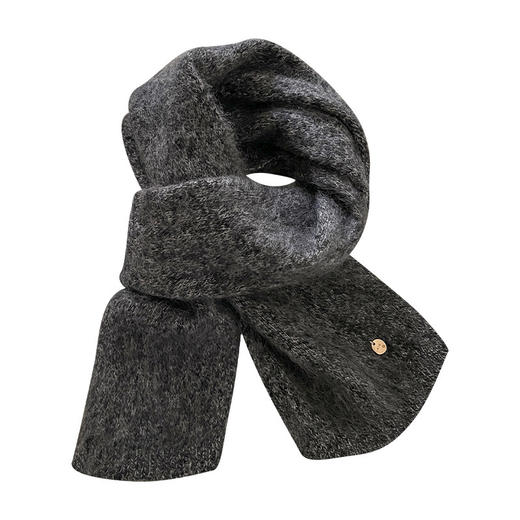 【90羊毛10羊绒】2025新款冬季时尚纯色围巾！韩系百搭氛围感保暖护颈围脖冬季女围巾！ 商品图4