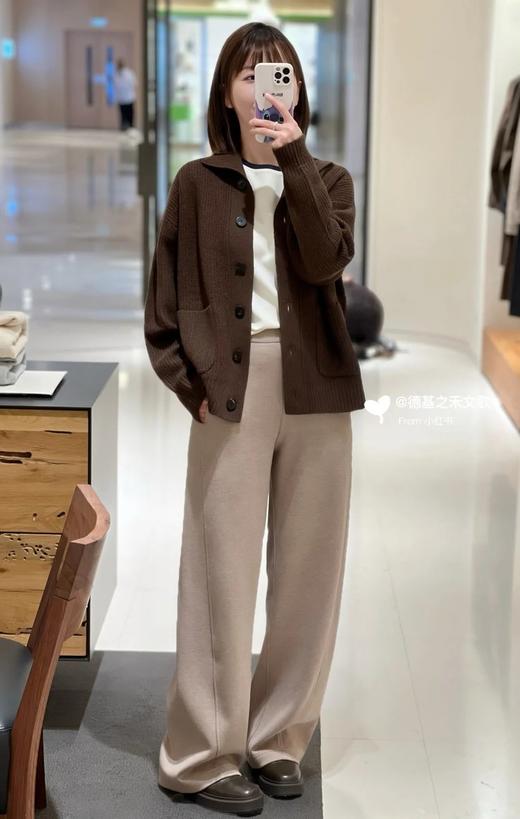 【高品质私服】【IC棉牦牛绒混纺针织直筒裤】亲肤自然，手感丰满，双层组织G1213-CC【无标出货 介意慎拍】 商品图1