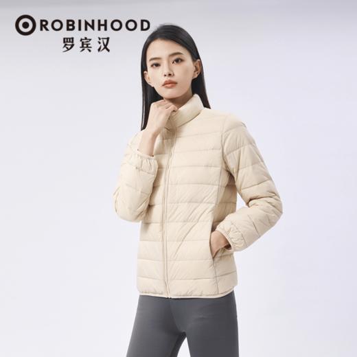 90%白鸭绒填充 男女款轻薄立领短款羽绒服   A-5448 商品图0