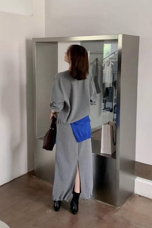 HAYES 灰色时尚休闲直筒半裙套装 21567 商品图8