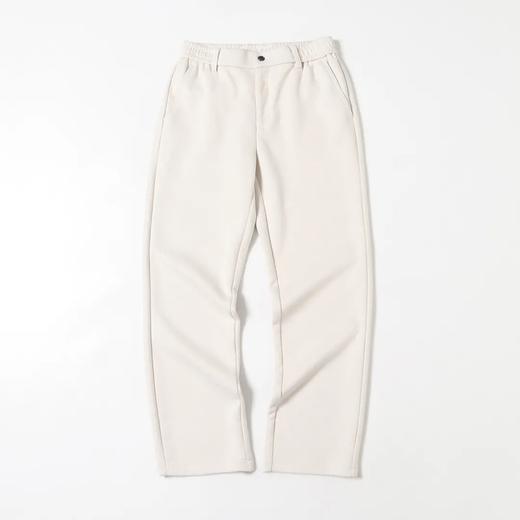 D111702绵羊毛混纺轻商力秋冬厚款男士简约纯色百搭小直筒休闲长裤 商品图11