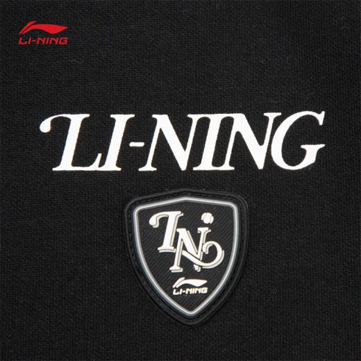 李宁男子加绒保暖套头连帽卫衣AWDVA43 商品图5