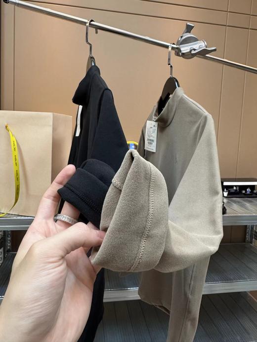 D111710户外新款男款弹力运动户外休闲中厚半高领打底衫长袖 商品图8