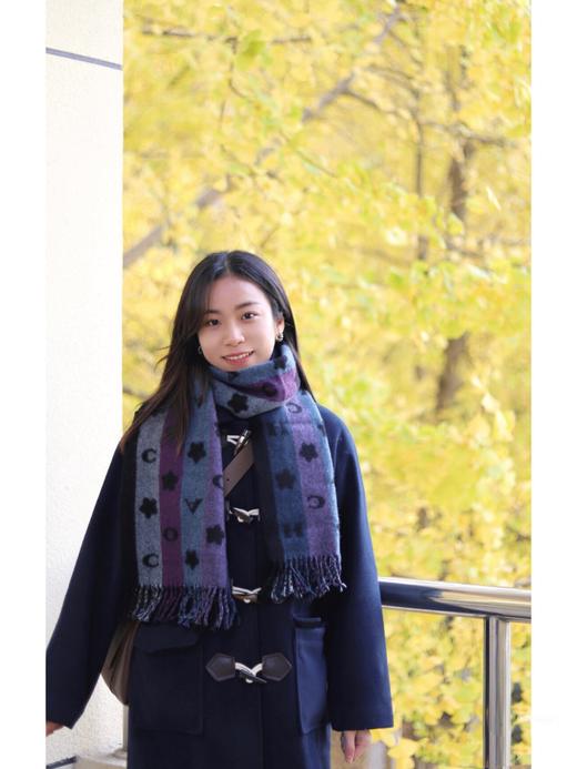 蔻驰 星星条纹 山羊毛提花围巾（DSX） 商品图1