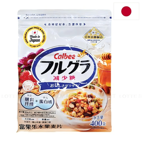 日本进口 Calbee 卡乐比 富果乐 减糖水果麦片400g