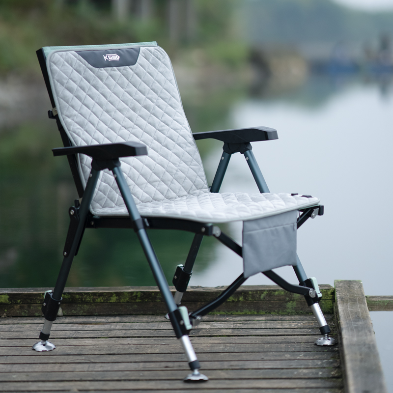 空钩悟道钓椅发热坐垫冬季室内外三挡调节受热坐垫USB充电可清洗