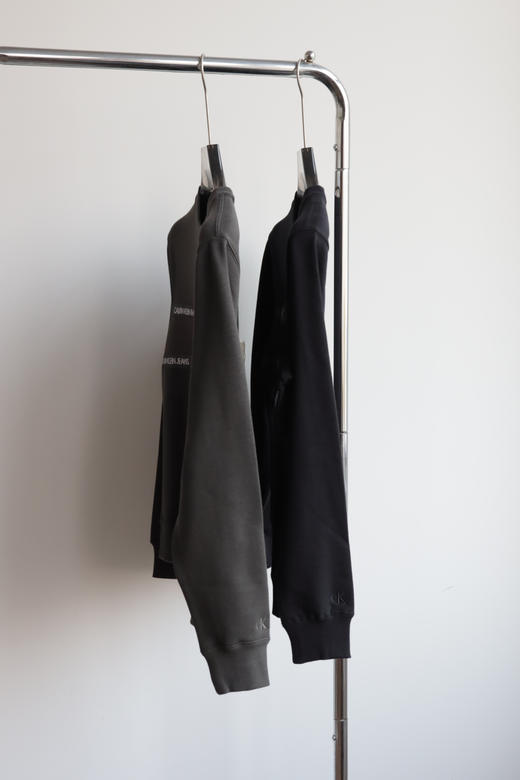 西K 出口元单加绒织带圆领卫衣 WY002 商品图2