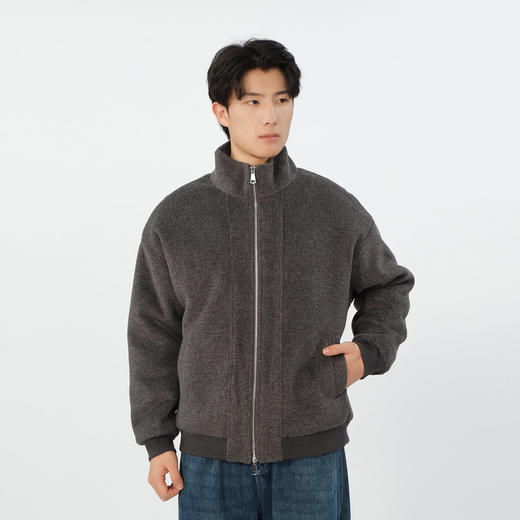 简约设计韩系立领厚绒外套-纪念日百货门店同款167946957 商品图1