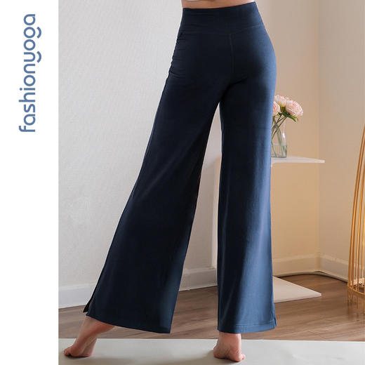 F15957 醋酸羊毛阔腿 禅逸休闲长裤 商品图7