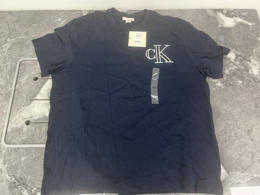 瑕疵Calvin Klein Jeans/CK 男士夏季纯棉刺绣标百搭休闲圆领短袖T恤 商品图0