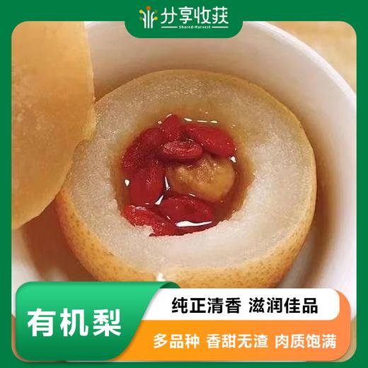 有机梨 | 多品种 香甜无渣 肉质饱满 滋润 |  基地直发包邮*Organic pears 商品图0