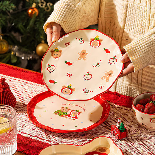 摩登主妇圣诞礼物陶瓷马克杯带盖高颜值女生咖啡杯子吸管水杯 商品图7