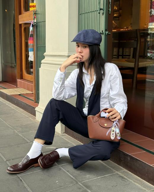 LC珑骧 牛皮迷你托特包小菜篮子包 Z-15719 商品图11