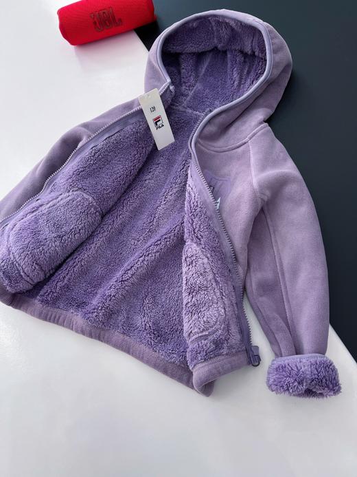 D111734摇粒绒复合羊羔绒外套男女宝宝款毛毛外套 商品图7