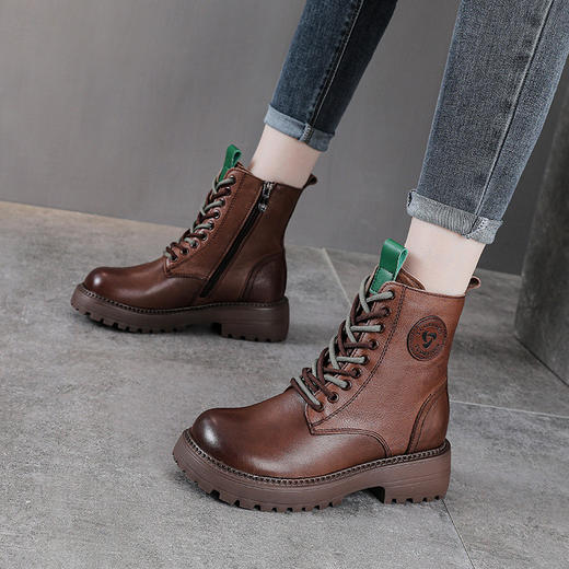 YR 2931英伦风马丁靴加厚棉鞋靴子休闲短靴 商品图0