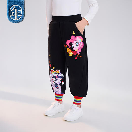 小马宝莉联名年衣童装休闲裤冬季新款男女童小马宝莉新年休闲裤 商品图4