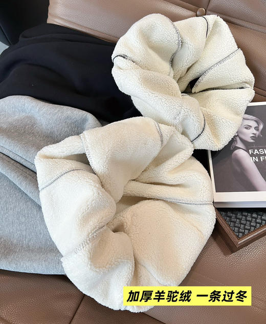 一条过冬羊羔毛加厚卫裤 商品图8