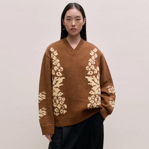 A KIND OF GUISE KHIVS PULLOVER 男女款英国羔羊毛V领毛衣 商品图1