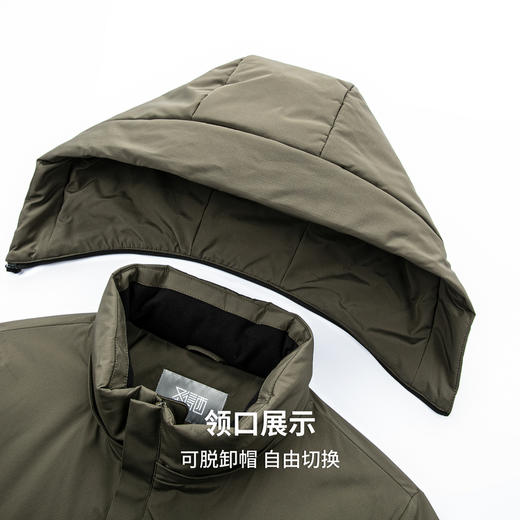 【门店新品&白鸭绒】圣得西可拆卸帽羽绒服25年冬季休闲保暖外套 商品图6