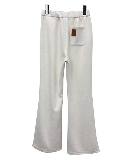 女款刺绣混纺羊毛直筒长裤ba014 商品图1