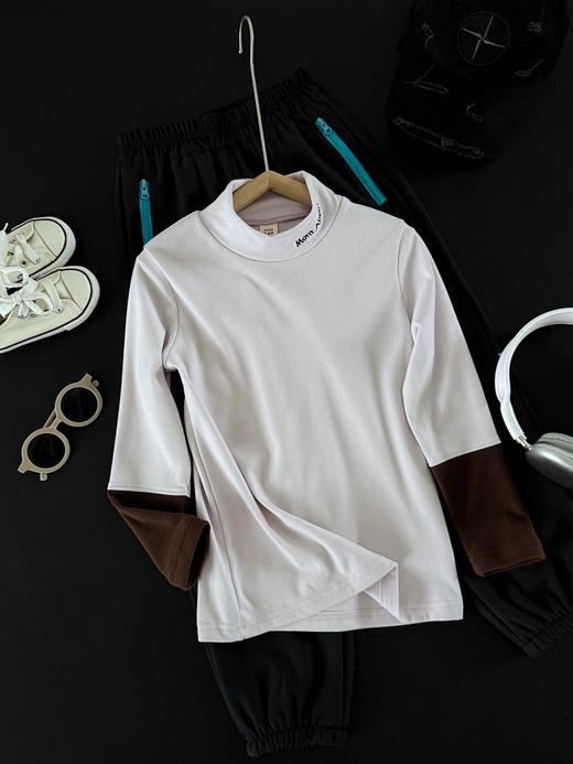 🔥老客户抢疯了‼️秋冬儿童拼色德绒【7A抗菌远红外速热打底衫系列合集】来了❤️舒服炸了 💥 上身超舒适，入秋最推荐‼️性价比绝绝子的儿童打底衫  商品图4