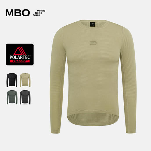 MBO Polartec® Power Grid™男子 秋冬 速干长袖打底衫 B341 吸湿排汗(经销商专拍链接，非经销商拍单不发货) 商品图1