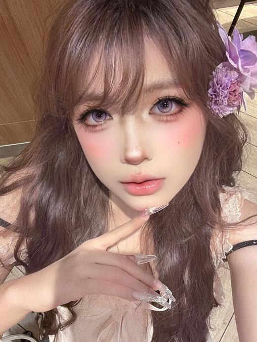 EggUncle Lens旗下 ·低像素可可&镭射泡泡糖｜14.5mm白狮参考着色中大直径 半年抛 2片 商品图8