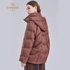 乔万尼2025新品冬宽松剪裁连帽蓬松感保暖白鸭绒羽绒服ED4T773805 商品缩略图4