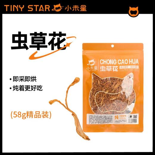 【秒杀保质期到26.1.13】小未星虫草花58g 商品图1