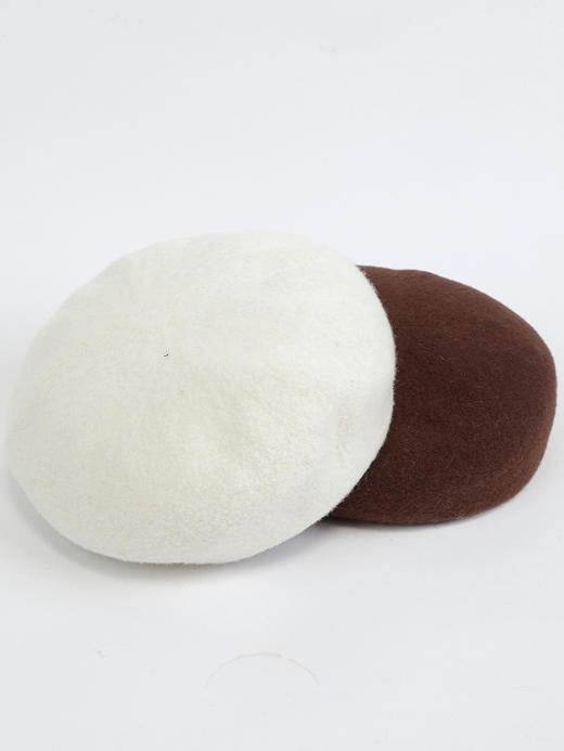 韩系羊毛呢显脸小贝雷帽-纪念日百货门店同款166093382 商品图0