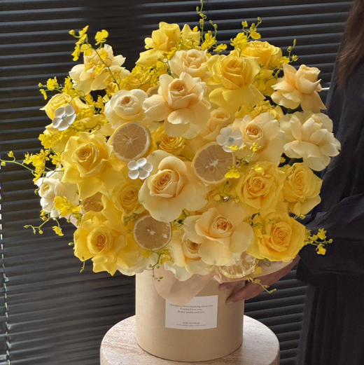 《柠檬公主》金枝玉叶奶油杯柠檬跳舞兰抱抱桶 商品图1